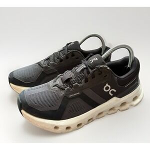 On Cloud Cloudrunner 2 Running Shoes Black Gray Womens US 7 Sneakers